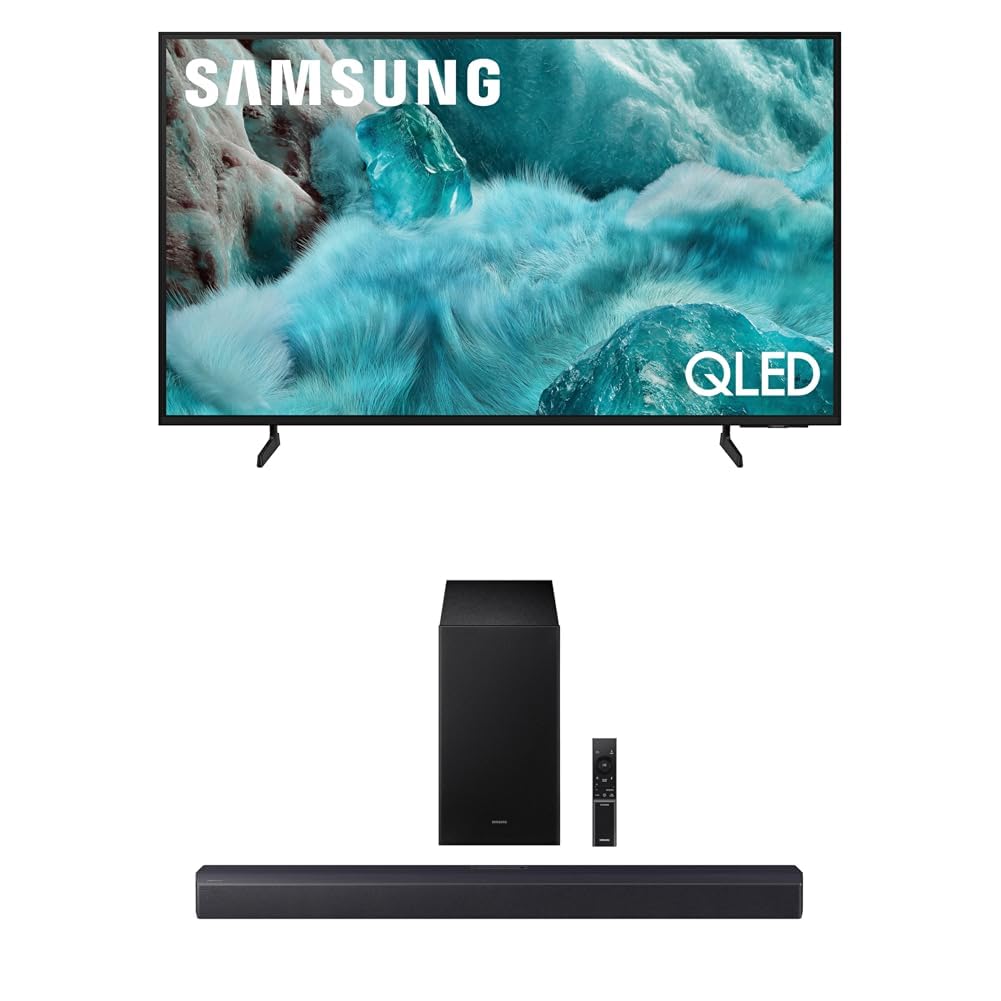 Samsung 65-Inch Class QLED Q7F Series Samsung Vision AI Smart TV (2025 Model, 65Q7F) Quantum HDR, Object Tracking Sound Lite, Q4 AI Gen1 Processor, 4K upscaling, Gaming Hub, Alexa Built-in
