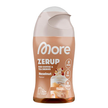 MORE Barista Zerup, Vanilla, 65 ml, für Kaffee, Tee und Heißgetränke, vegan, zero Kalorien - made in Germany