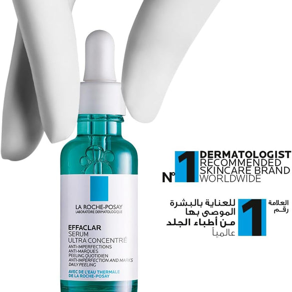La Roche-Posay Effaclar Acne Serum with Salicylic Acid and Niacinamide for Oily and Acne Prone Skin 30ml