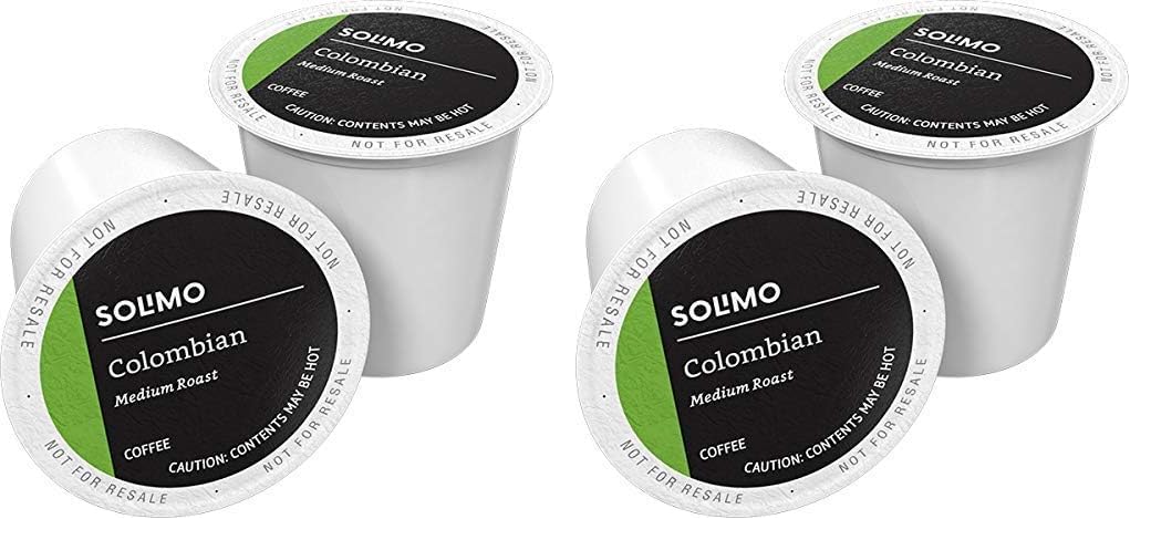 Amazon Brand - Solimo Dark Roast Coffee Pods, Compatible with Keurig 2.0 K-Cup Brewers, 100 Count (Pack of 1)