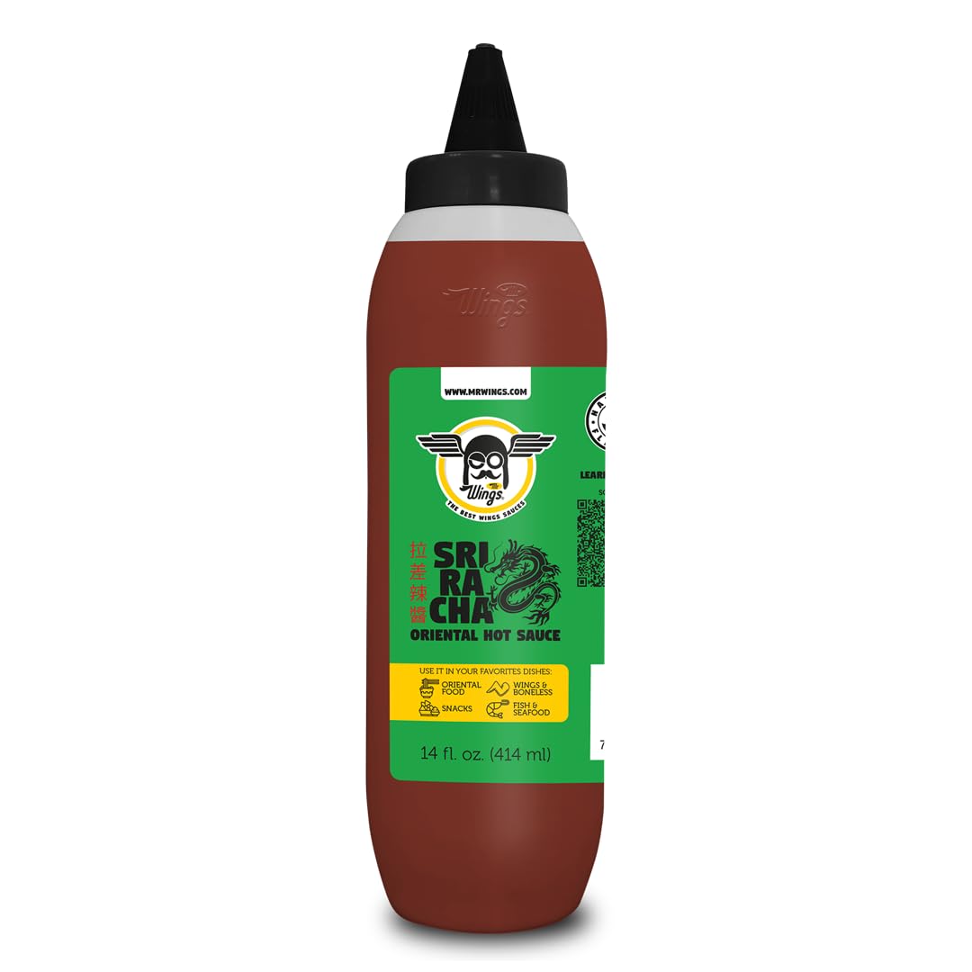 Mr. Wings Sweet Mango Mild Sauce 1 Gallon (128 Fl Oz). Sweet and spicy delight, perfect for boneless chicken, fries, drinks, and your favorite snacks. Large bulk sauce.