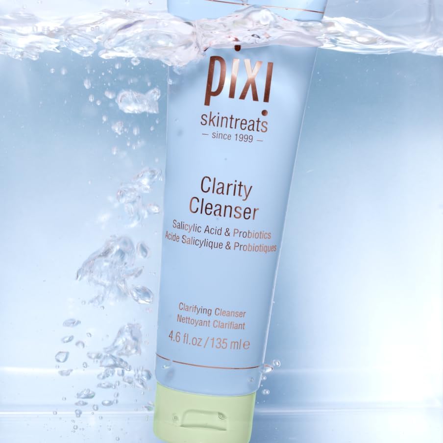 Pixi Beauty Clarity Cleanser | Gentle & Effective Facial Cleanser | Helps Minimize Pores | Promote A Clearer, Healthier Complexion | 4.6 Fl Oz