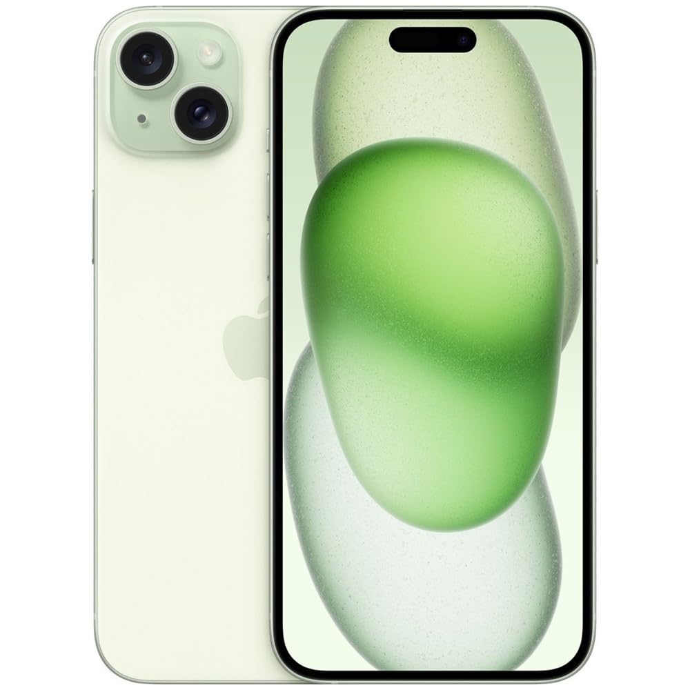 Apple iPhone 15 Plus, 128GB, Black - Unlocked (Renewed)