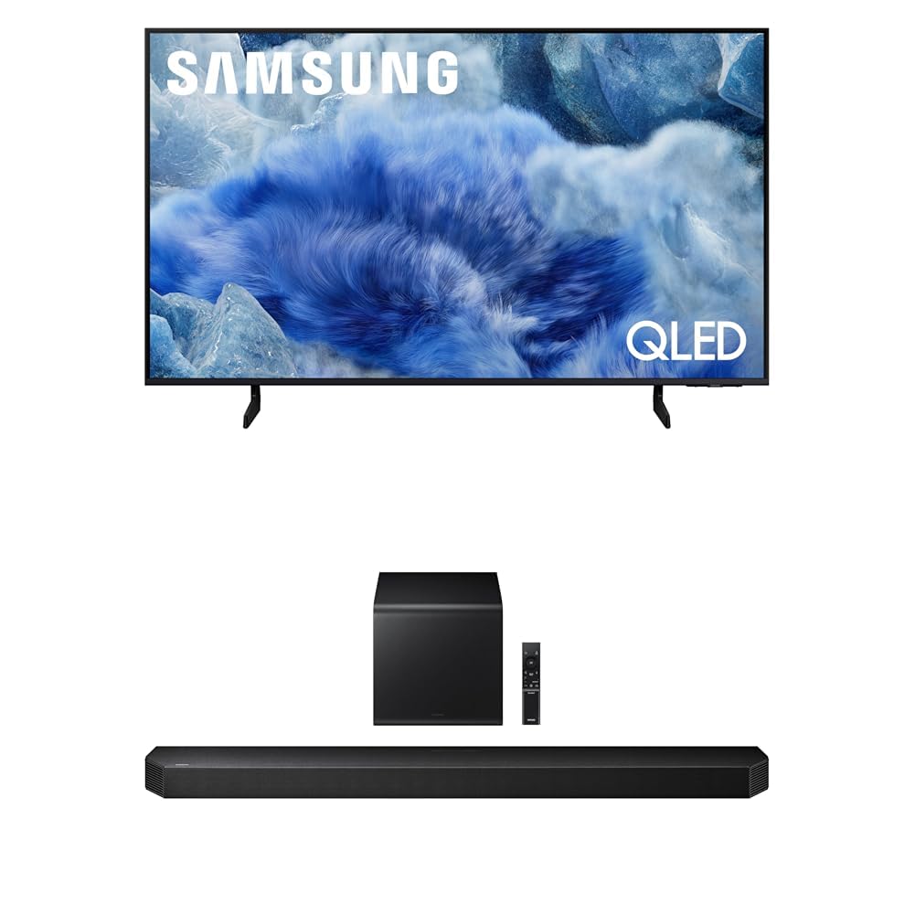 Samsung 32-Inch Class QLED Q8F 4K UHD Smart TV (2025 Model) Q4 AI Processor, 100% Color Volume with Quantum Dot, AirSlim Design, Endless Free Content, Samsung Vision AI, Alexa Built-in