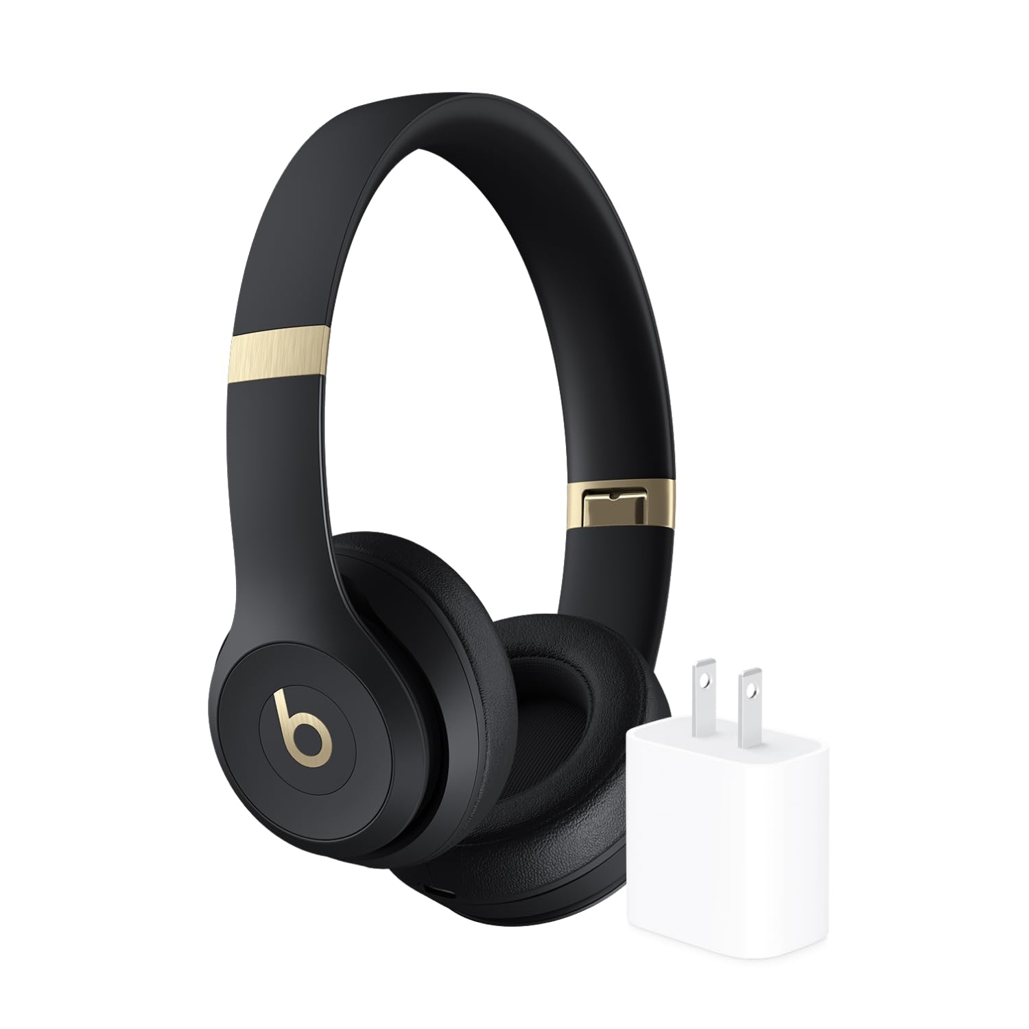 Beats Solo 4 - Wireless On-Ear Bluetooth Headphones, Up to 50-Hour Battery Life, Ultra-Lightweight Comfort, Powerful and Balanced Sound, Apple & Android Compatible - Matte Black
