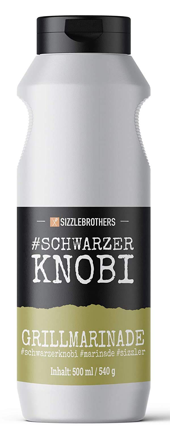 Grillmarinade der SizzleBrothers | 500ml #PremiumTrüffel | Flüssige Marinade für saftigeres & zarteres Fleisch im Vergleich zum BBQ Rub | Für Grillfleisch wie Steaks, Hähnchen, Pulled Pork & co.