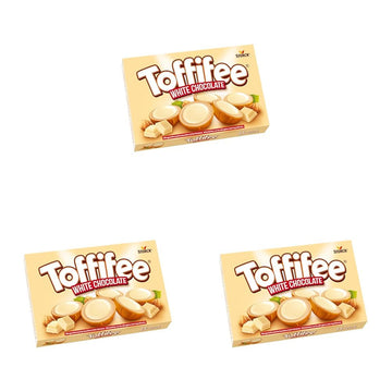Toffifee White Chocolate – 1 x 125 g – Haselnuss in Karamell mit heller Creme und weißer Schokolade – ideal zum gemeinsamen Naschen und Teilen