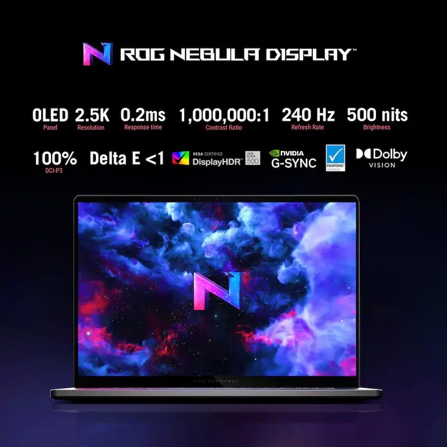 ASUS ROG Strix G16 (2025) Gaming Laptop, 16” FHD+ 16:10 165Hz/3ms Display, NVIDIA® GeForce RTX™ 5060 Laptop GPU, Intel® Core™ i7 Processor 14650HX, 16GB DDR5, 1TB Gen 4 SSD, Wi-Fi 7, Windows 11 Home