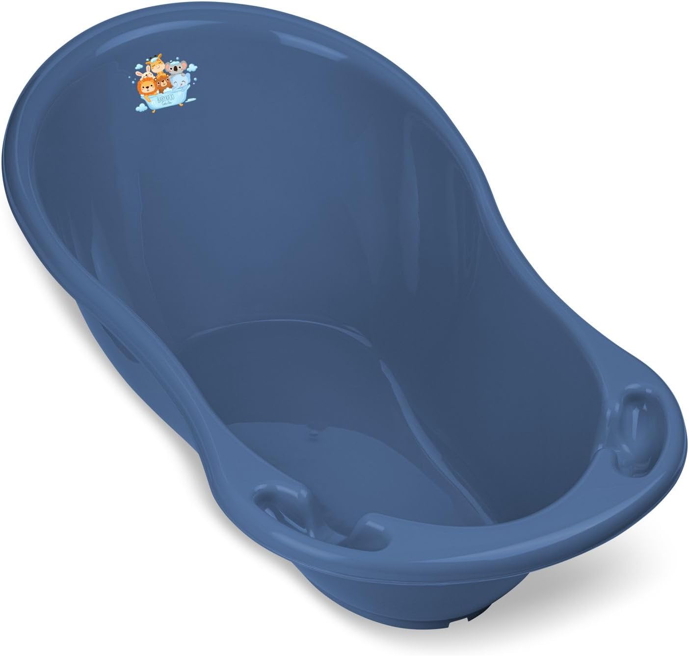 Baby Badewanne mit Gestell 4 Set TÜV Rheinland zertifiziert! Babybadewannen + Baby Badewannensitz +Abfluss + Gestell - Babywanne mit Ständer! Baby Pflegeset für Neugeborene.