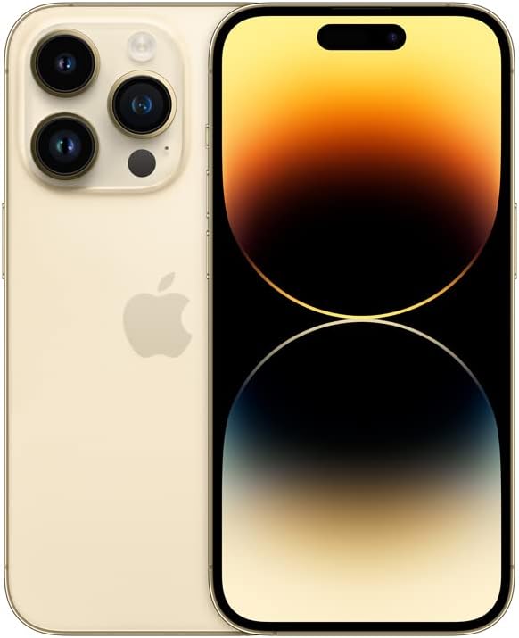 Apple iPhone 14 Pro, 128GB, Space Black - Unlocked (Renewed)