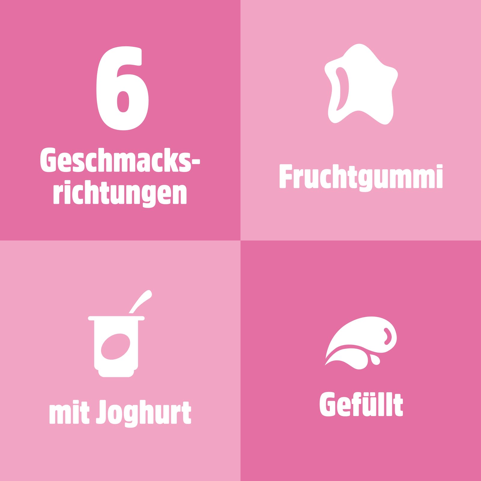 nimm2 Lachgummi Softies Rote Früchte – 1 x 225 g – Gefülltes Fruchtgummi mit Fruchtsaft und Vitaminen – Süßigkeit in sechs Geschmacksrichtungen