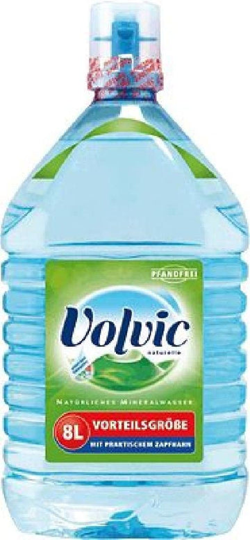 Volvic Natürliches Mineralwasser 1 x 8 Liter Kanister Vorteilsgröße Pfandfrei