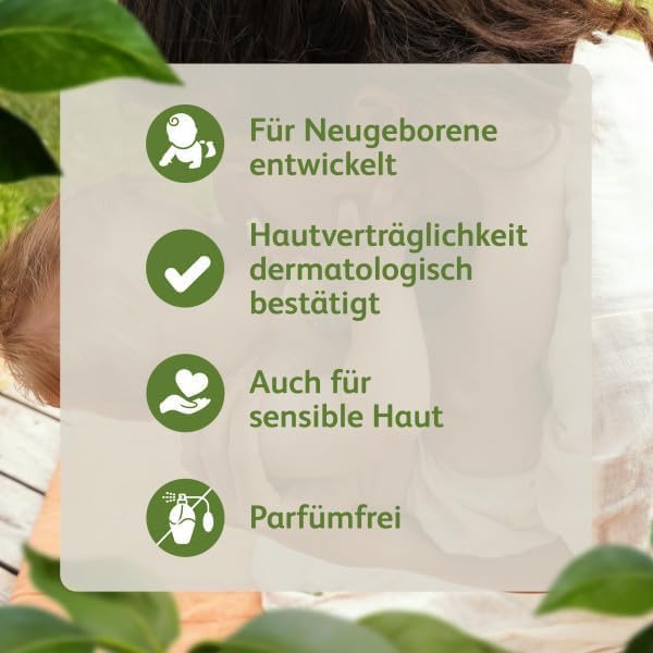 Penaten Pflegeöl 500ml, sanftes Baby Massageöl und Babyöl zur Pflege, Reinigung und Massage, ohne Parabene und Farbstoffe, für Neugeborene
