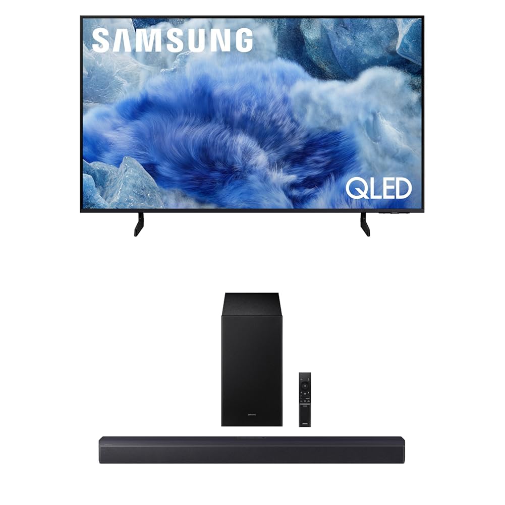 Samsung 32-Inch Class QLED Q8F 4K UHD Smart TV (2025 Model) Q4 AI Processor, 100% Color Volume with Quantum Dot, AirSlim Design, Endless Free Content, Samsung Vision AI, Alexa Built-in