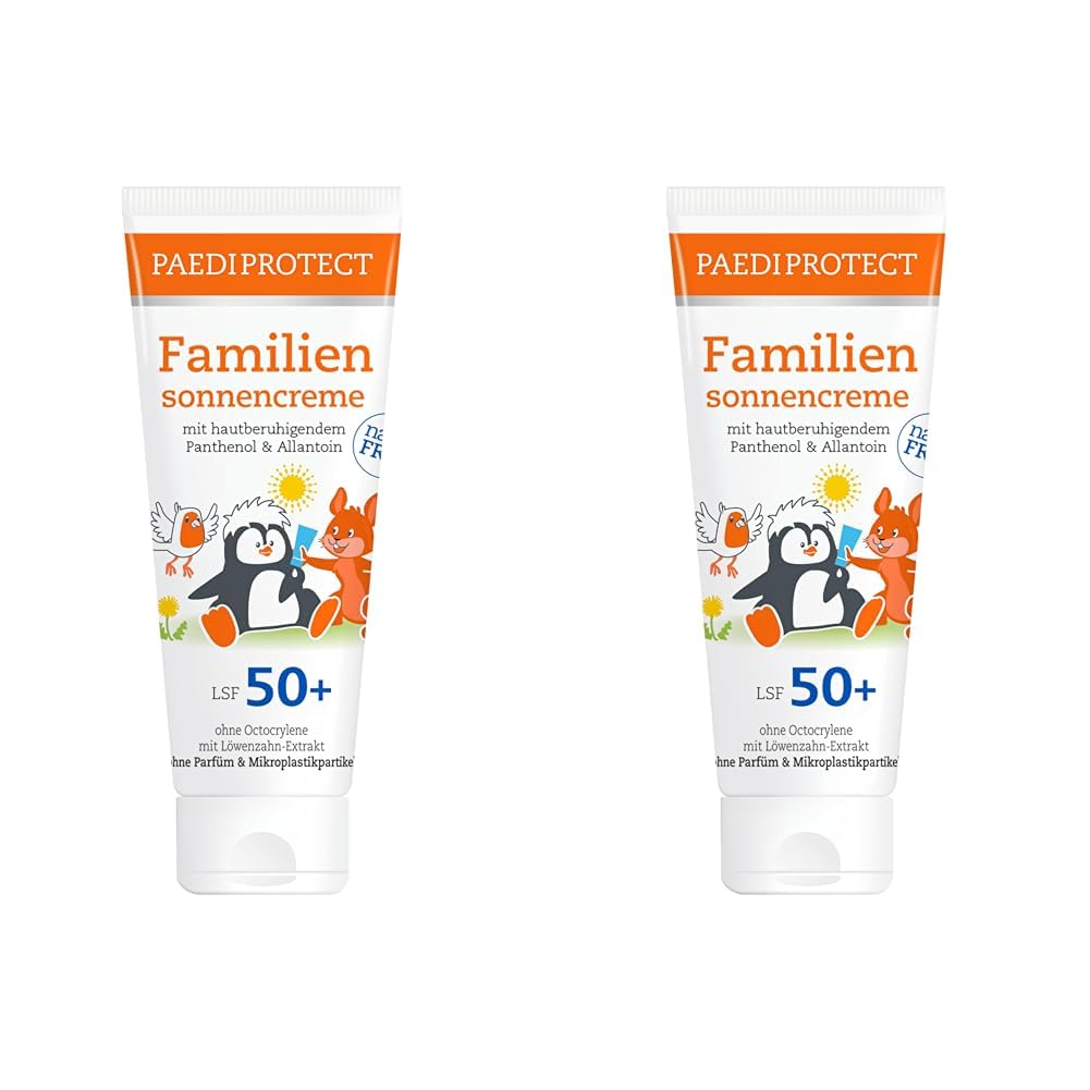 PAEDIPROTECT Familien Sonnencreme LSF 50+ 200 ml, korallenfreundlicher Sonnenschutz für Baby, Kinder und Erwachsene, ohne Parfüm und Mikroplastik, vegan