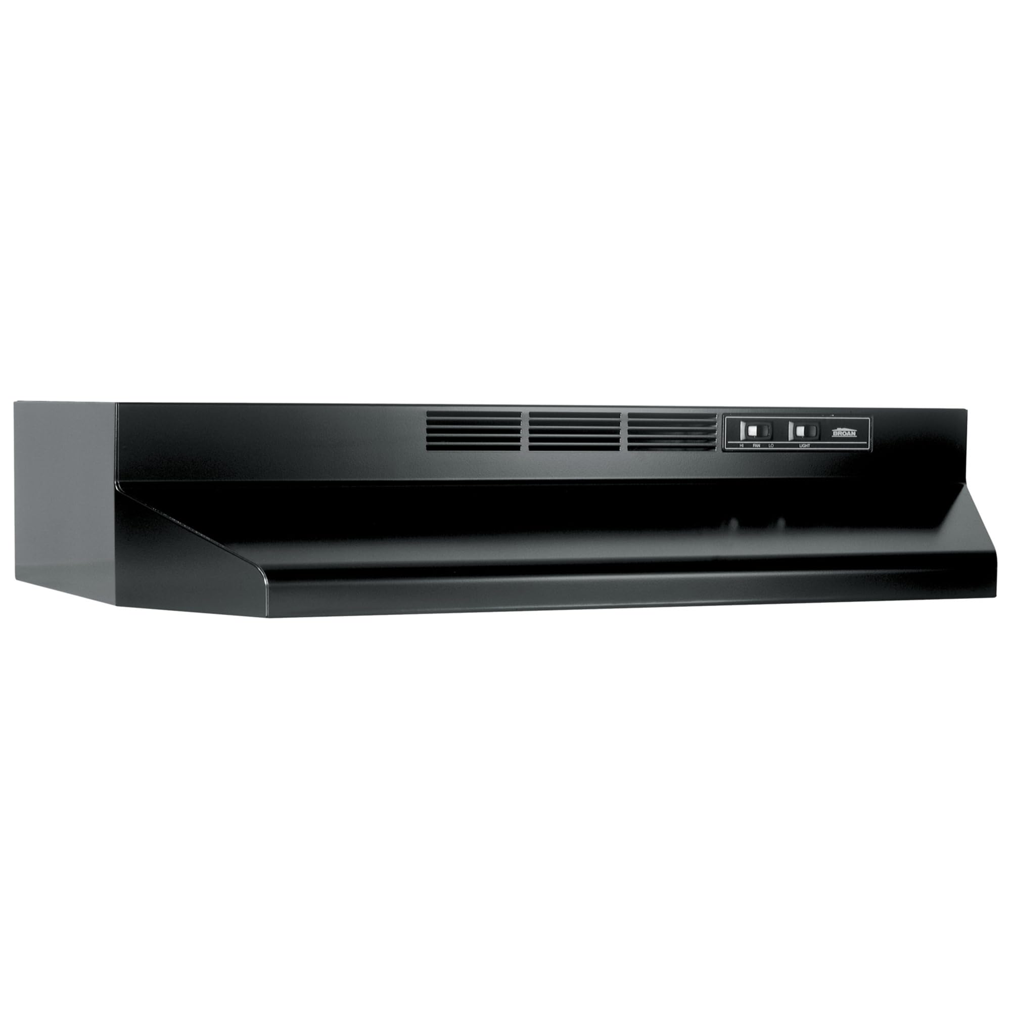 Broan-NuTone 413001 Non-Ducted Ductless Range Hood with Lights Exhaust Fan for Under Cabinet, 30-Inch, White