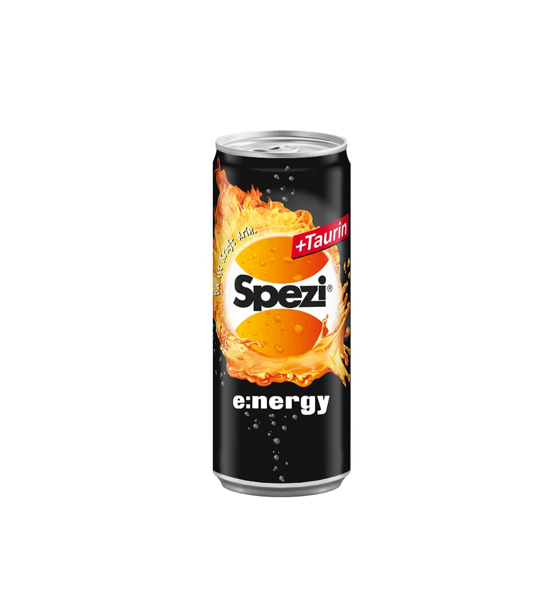 Spezi Energy ZERO Dose (24 x 0,33 l) Energy Drink mit Cola & Orangen Geschmack mit Koffein und Vitaminen