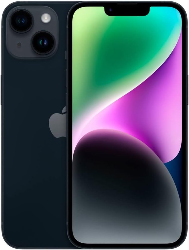 Apple iPhone 14 Plus, 128GB, Yellow - Unlocked (GSM Only) (Renewed)