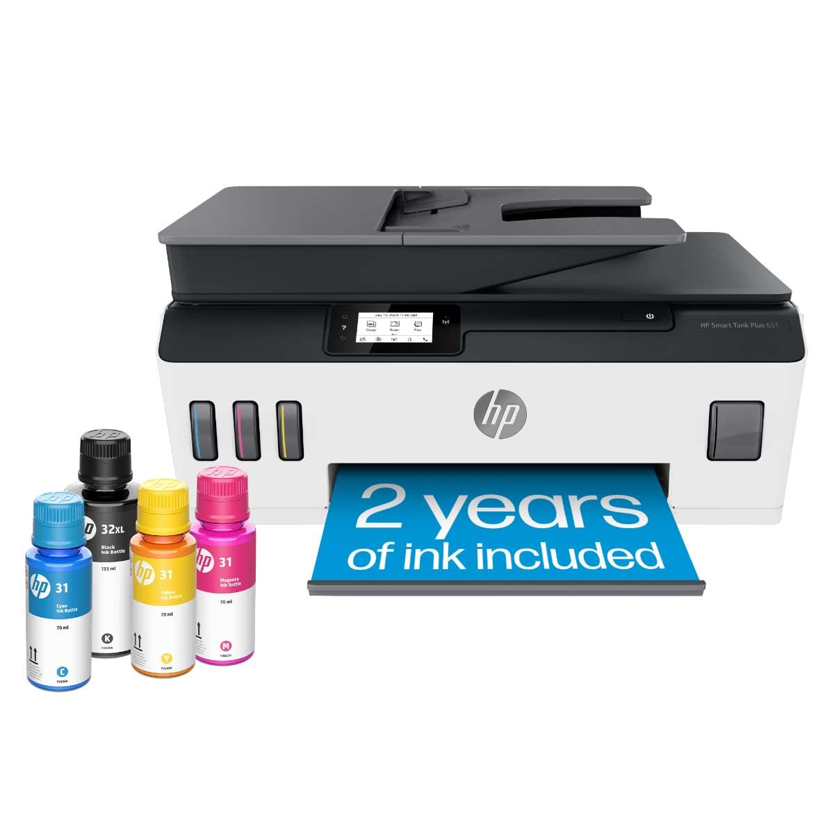 HP Smart Tank Plus 570 Wireless All-in-One Ink Tank Printer with up to 2 Years of Ink Included (5HX14A)