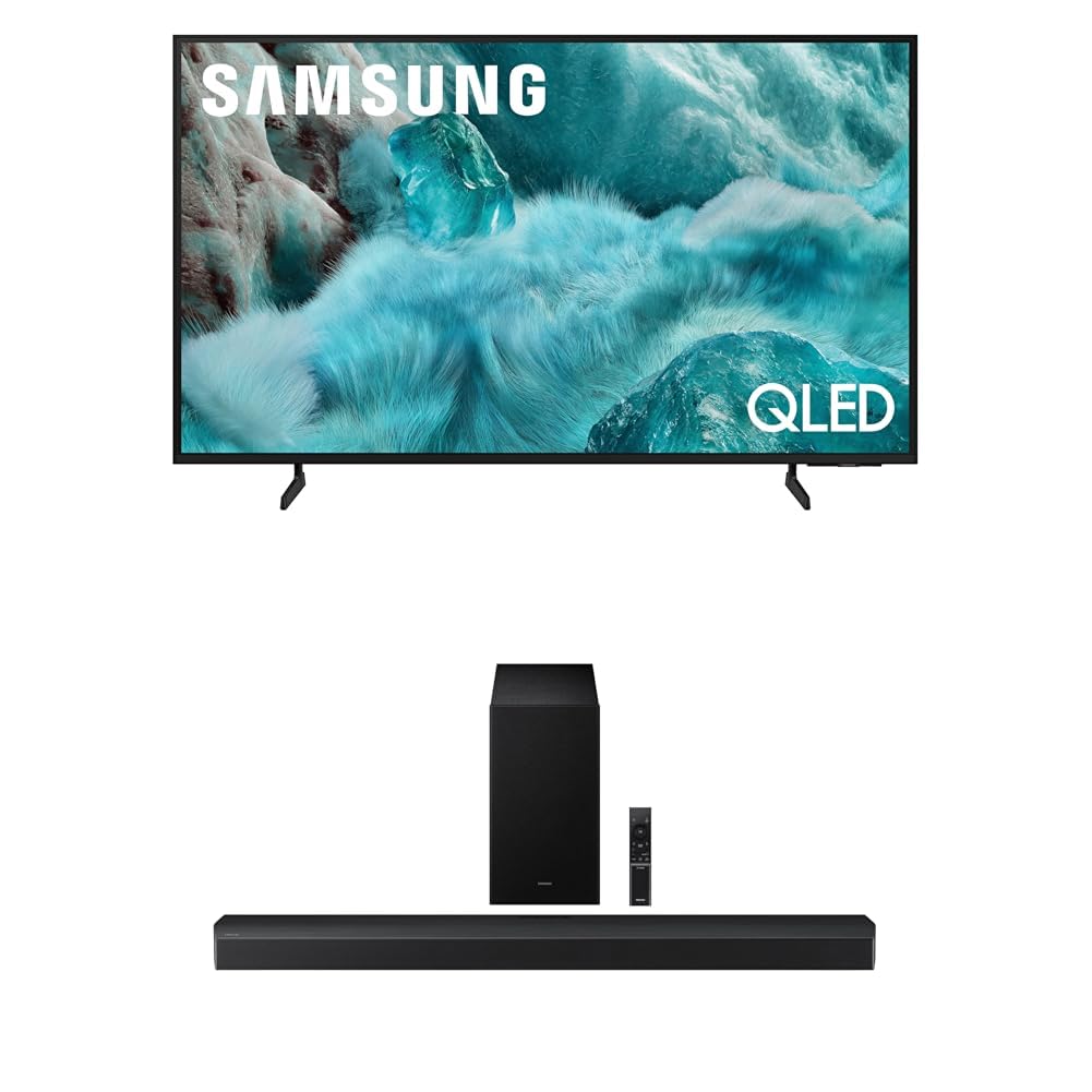 Samsung 65-Inch Class QLED Q7F Series Samsung Vision AI Smart TV (2025 Model, 65Q7F) Quantum HDR, Object Tracking Sound Lite, Q4 AI Gen1 Processor, 4K upscaling, Gaming Hub, Alexa Built-in