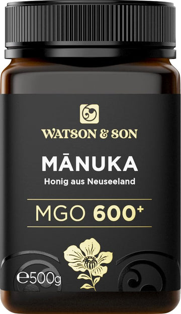 Watson & Son Manuka Honig MGO 600+ 250g | Premium Qualität aus Neuseeland