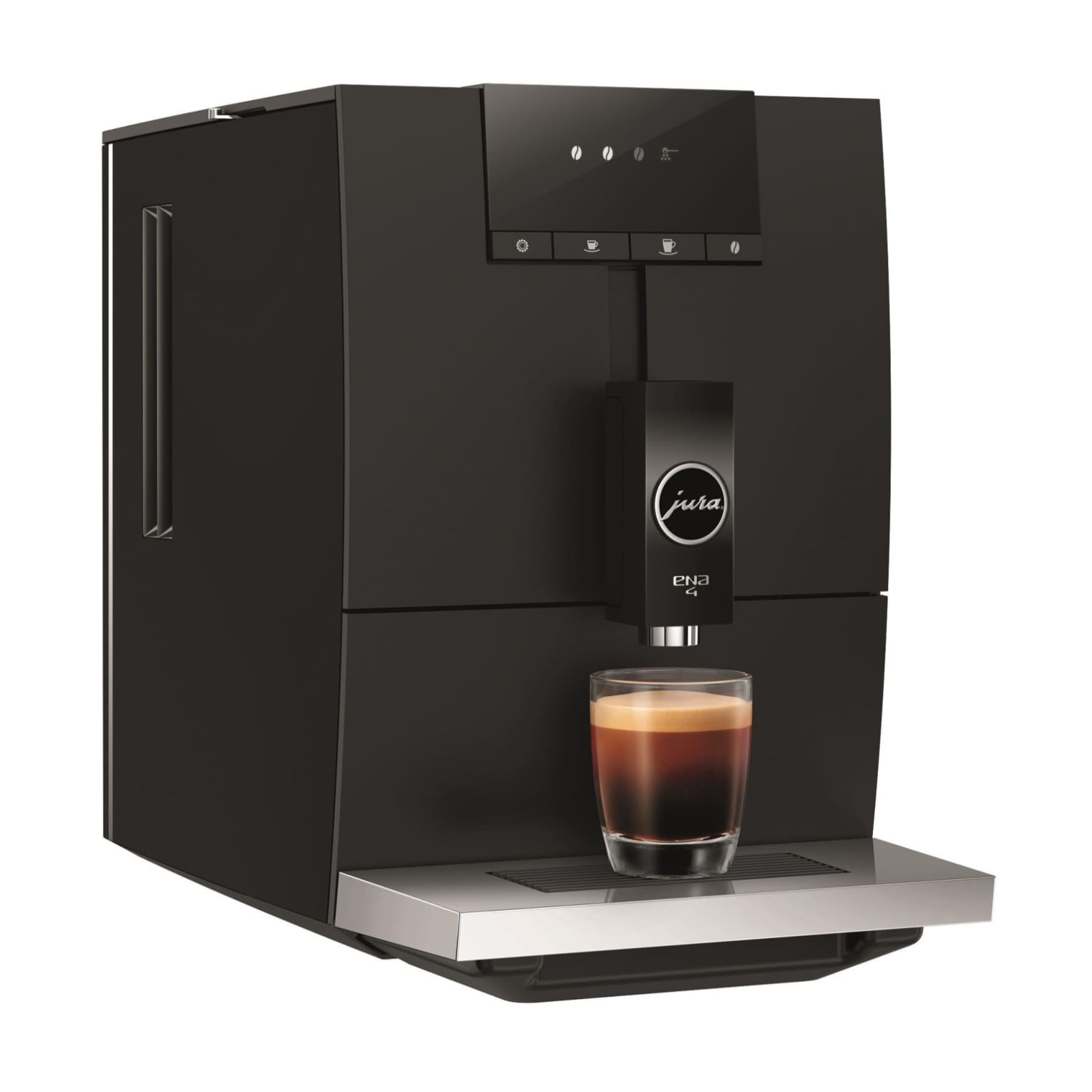 Jura ENA 4 Metropolitan Black Espresso Machine Bundle 3-Phase Cleaning Tablets Clearyl Smart+ Filter Cartridge Water Stabilizer (2-Pack) (4 Items)