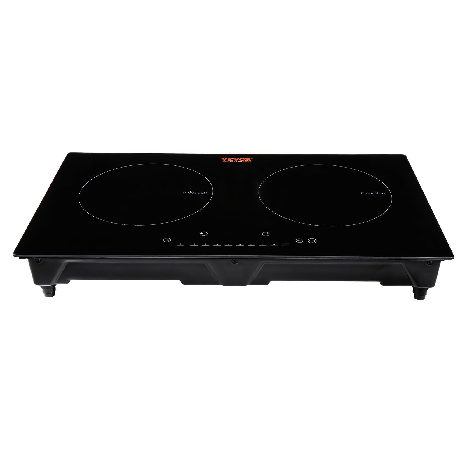 VEVOR Built-in Induction Electric Stove Top 30 Inch,5 Burners Electric Cooktop,9 Power Levels & Sensor Touch Control,Easy to Clean Ceramic Glass Surface,Child Safety Lock,240V