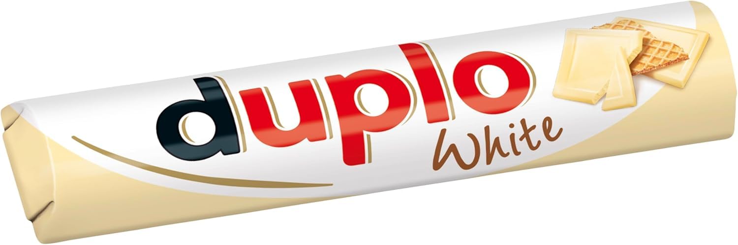 Duplo – Schokoriegel mit feiner Nugatcreme, knuspriger Waffel & zarter Vollmilchschokolade – Schmeckt knusperleicht – 1 Packung mit 10 Einzelriegeln (10 x 18,2 g)