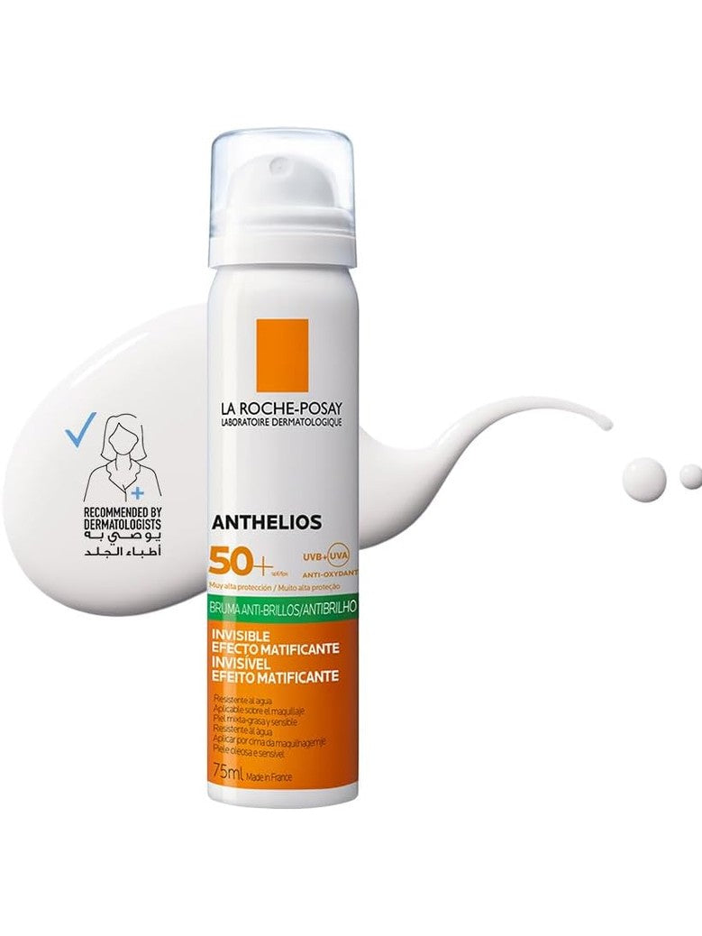 La Roche-Posay Anthelios Invisible Sunscreen Face Mist SPF50 For All Skin Types 75ml
