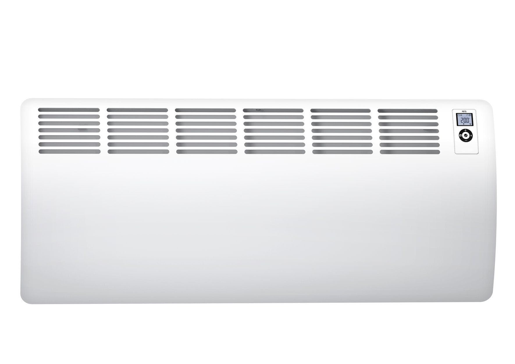 AEG Wandkonvektor WKL 505, Elektroheizung energiesparend, 500 W für ca. 6 m², LCD-Display, Wochenzeitschaltuhr, 236531
