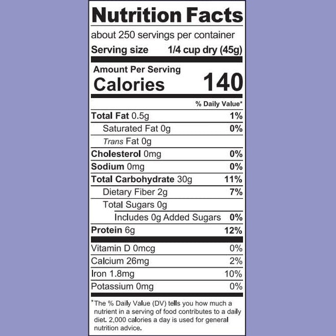 Ralston Family Farms Purple Rice 25 lb Bucket, American Grown, Non-GMO, Naturally Gluten Free