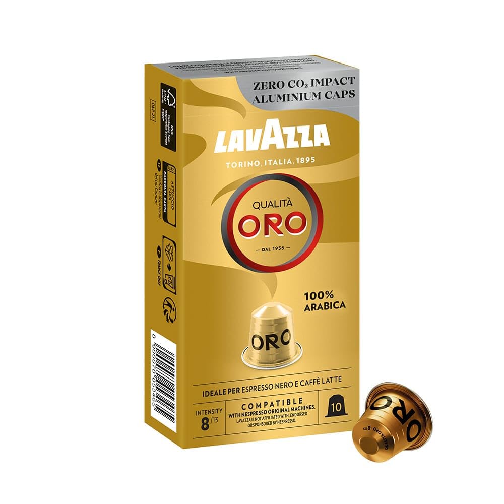 Lavazza Espresso Qualita Rossa , vollmundiger und ausgewogener Espresso, 30 Kapseln, Nespresso kompatibel