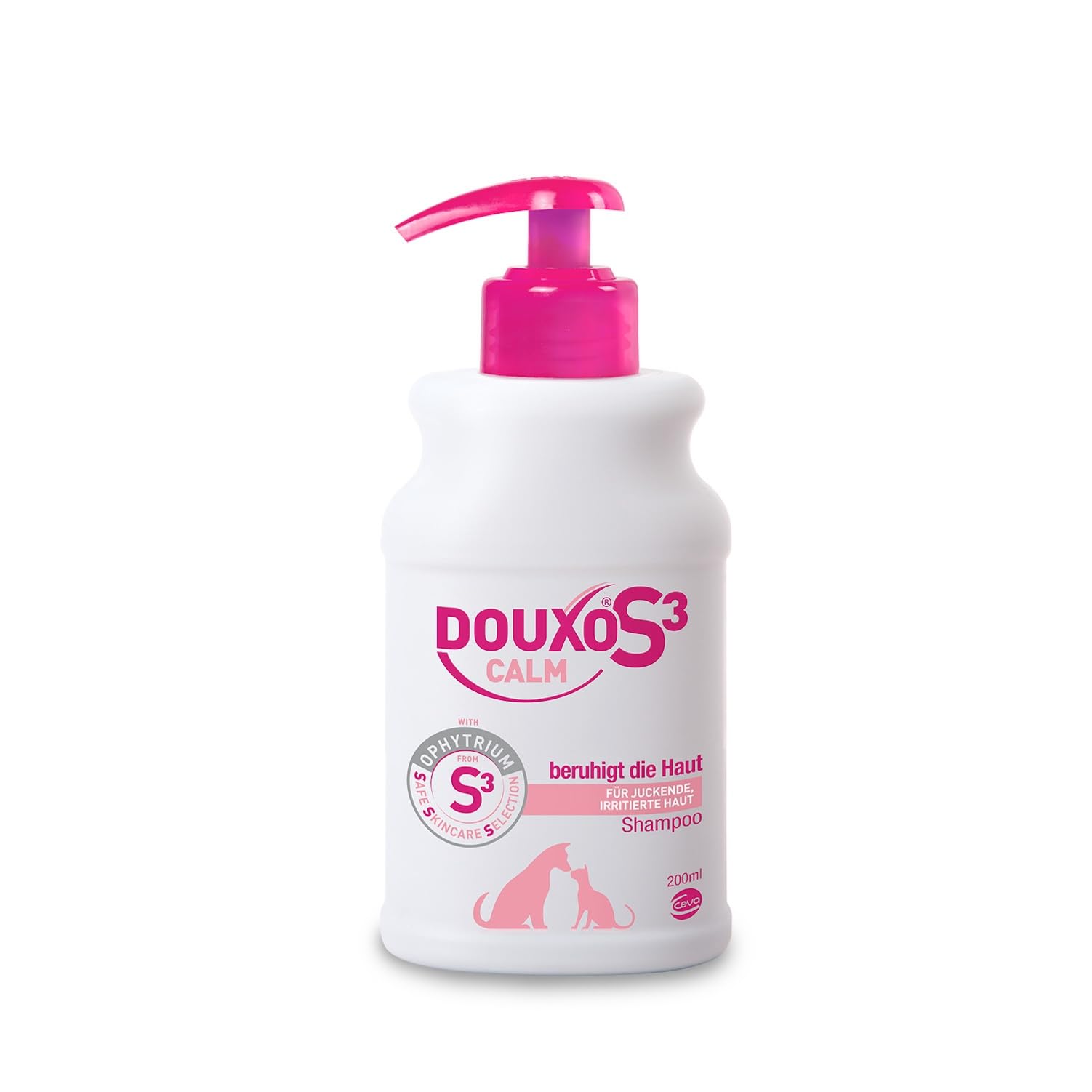 DOUXO S3 Calm Mousse | für Hunde & Katzen | Schaum Pflege für juckende, gereizte & empfindliche Haut | Hautberuhigend & Feuchtigkeitsspendend | ideal für Allergiker & allergische Tiere | 150 ml