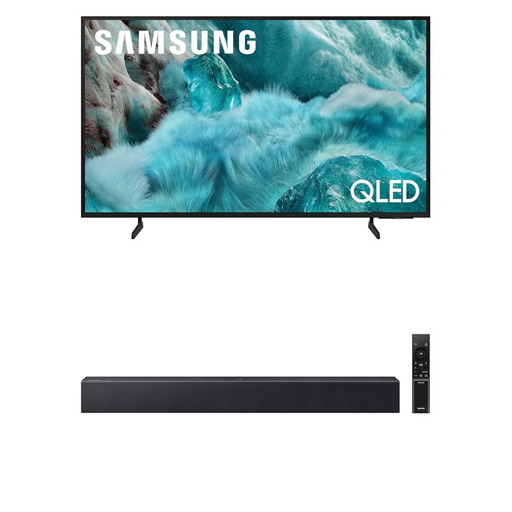 Samsung 65-Inch Class QLED Q7F Series Samsung Vision AI Smart TV (2025 Model, 65Q7F) Quantum HDR, Object Tracking Sound Lite, Q4 AI Gen1 Processor, 4K upscaling, Gaming Hub, Alexa Built-in