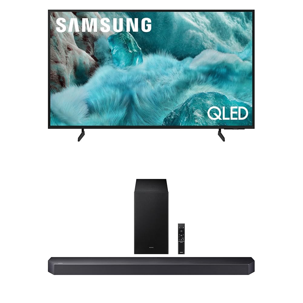Samsung 65-Inch Class QLED Q7F Series Samsung Vision AI Smart TV (2025 Model, 65Q7F) Quantum HDR, Object Tracking Sound Lite, Q4 AI Gen1 Processor, 4K upscaling, Gaming Hub, Alexa Built-in