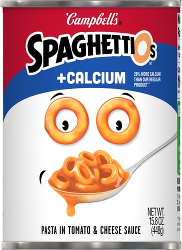 SpaghettiOs Canned Pasta with Meatballs, 15.6 oz Can (12 Pack)