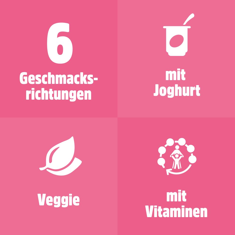 nimm2 Lachgummi Happies – 1 x 325 g – Fruchtgummis mit Fruchtsaft und Vitaminen – Süßigkeit in sechs Geschmacksrichtungen