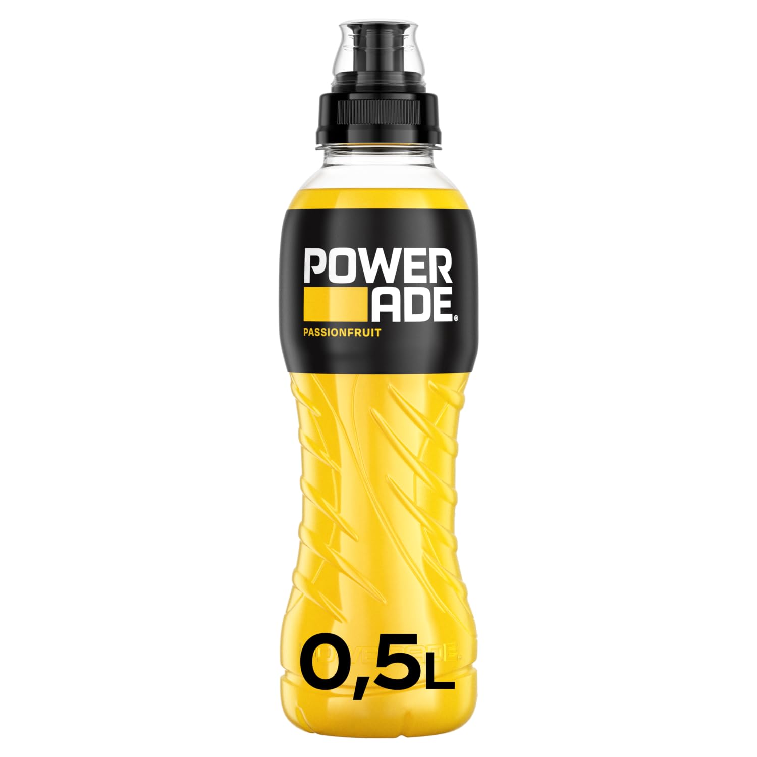 Powerade Sports Mountain Blast, kalorienarmes Sportgetränk mit Fruchtmix-Geschmack, mit Elektrolyten, Sport Drink in stylischen Einweg Flaschen (12 x 500 ml)