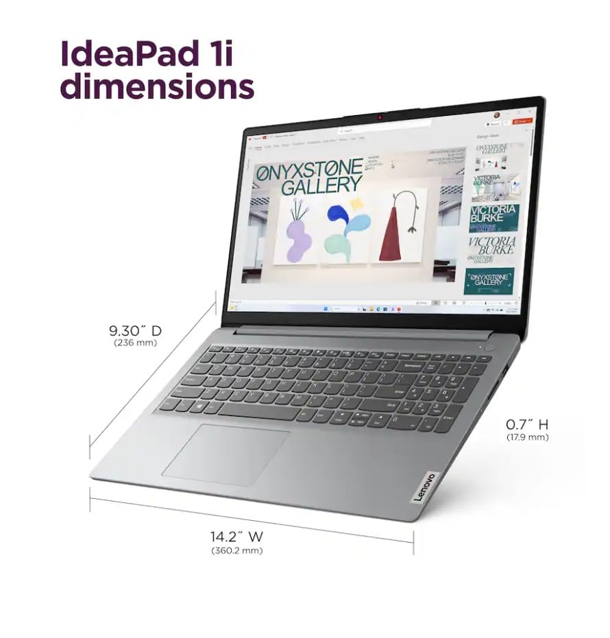Lenovo IdeaPad 3i Chromebook, 15.6” FHD Display, Intel Celeron N4500, 8GB RAM, 64GB eMMC, 1920x1080 px, 720p Camera, Chrome OS, Abyss Blue