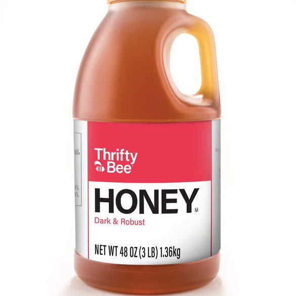 Thrifty Bee Honey, 80 Ounce (5 LB) Large Bulk Honey Jug