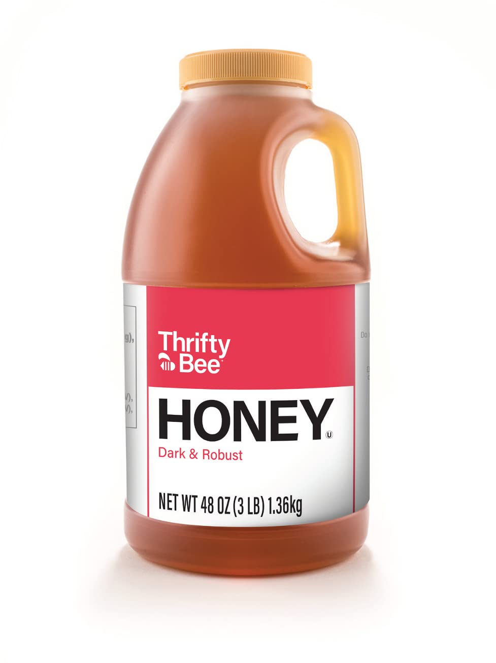 Thrifty Bee Honey, 80 Ounce (5 LB) Large Bulk Honey Jug