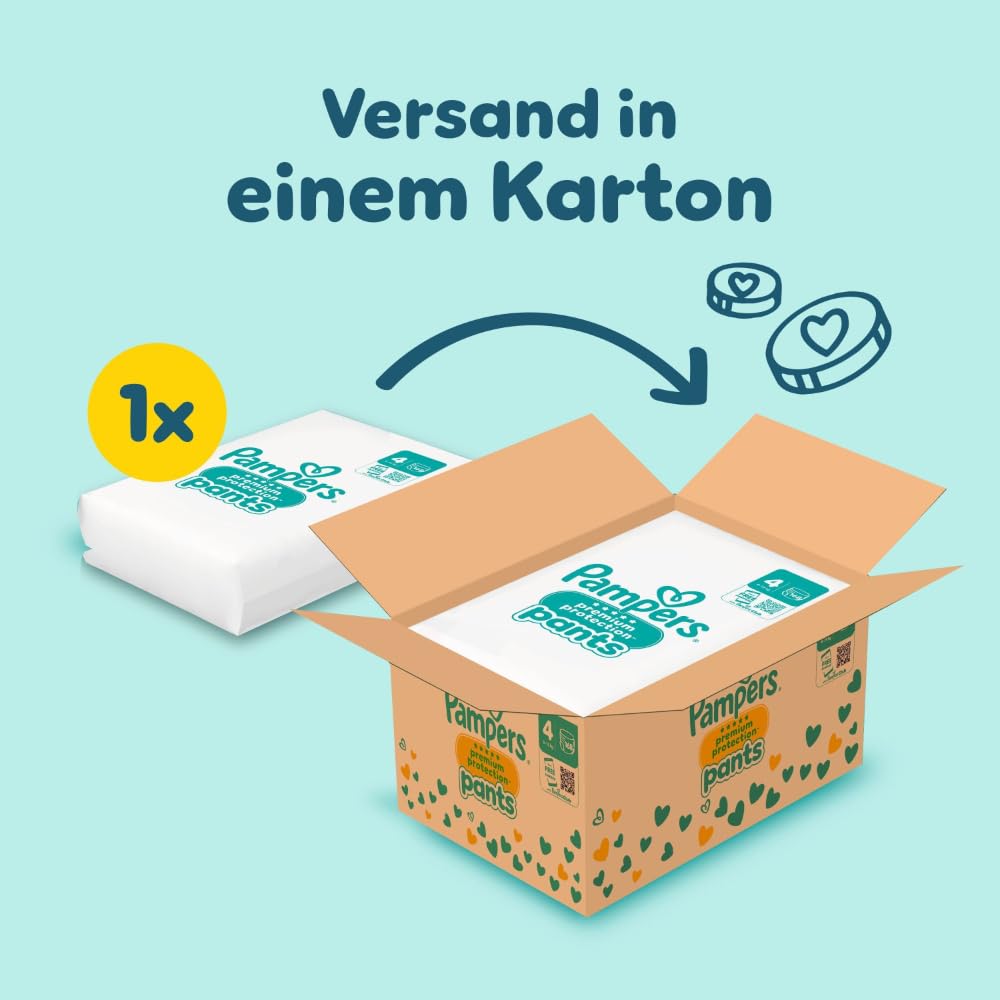 Pampers Premium Protection Größe 5, 152 Windeln, 11kg-16kg, unser Nr. 1 Haut- und Auslaufschutz