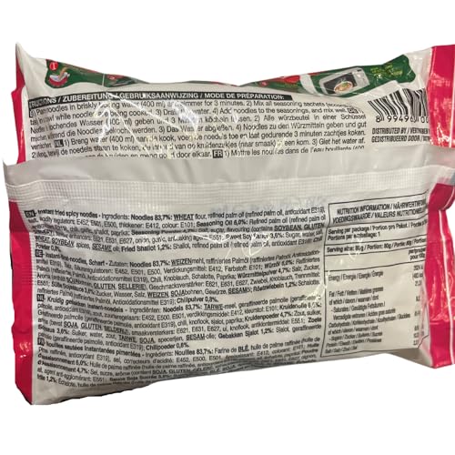 Indomie Mi Goreng Instant Stir Fry Noodles, Halal Certified, Original Flavor (Pack of 30)