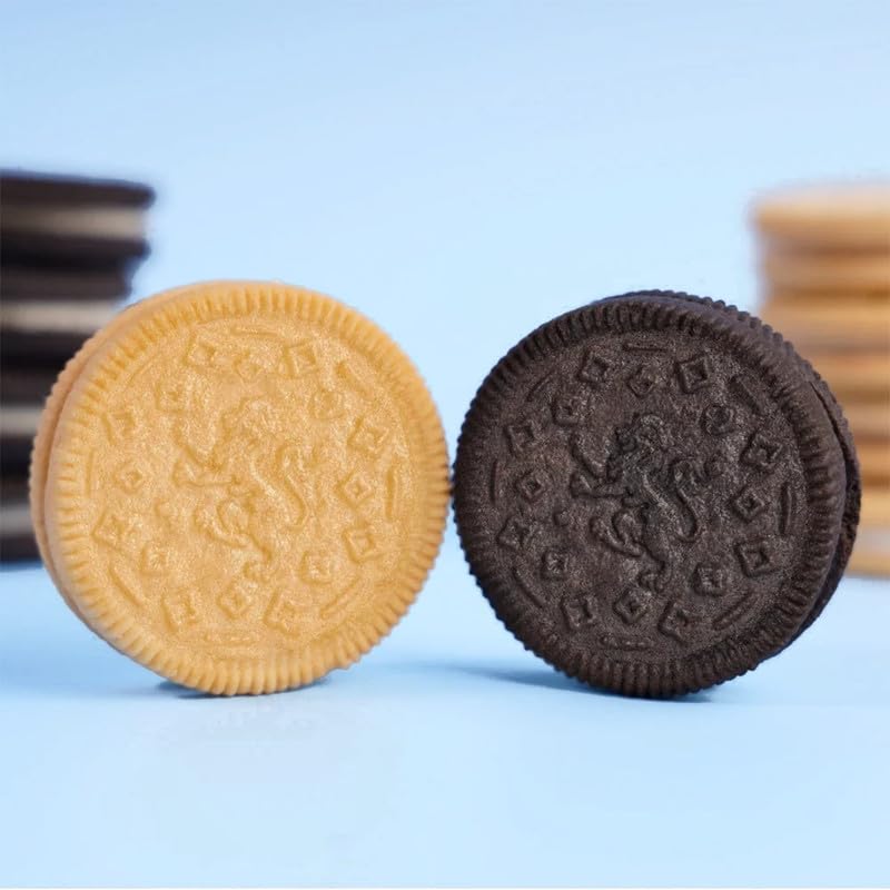 Rip Van LEOs - Cookies and Cream Sandwich Cookies - Low Sugar Snack Cookies - Low Carb Snack - Diabetic Snacks - 40 Low Sugar Cookies (10 Packs of 1.69oz)