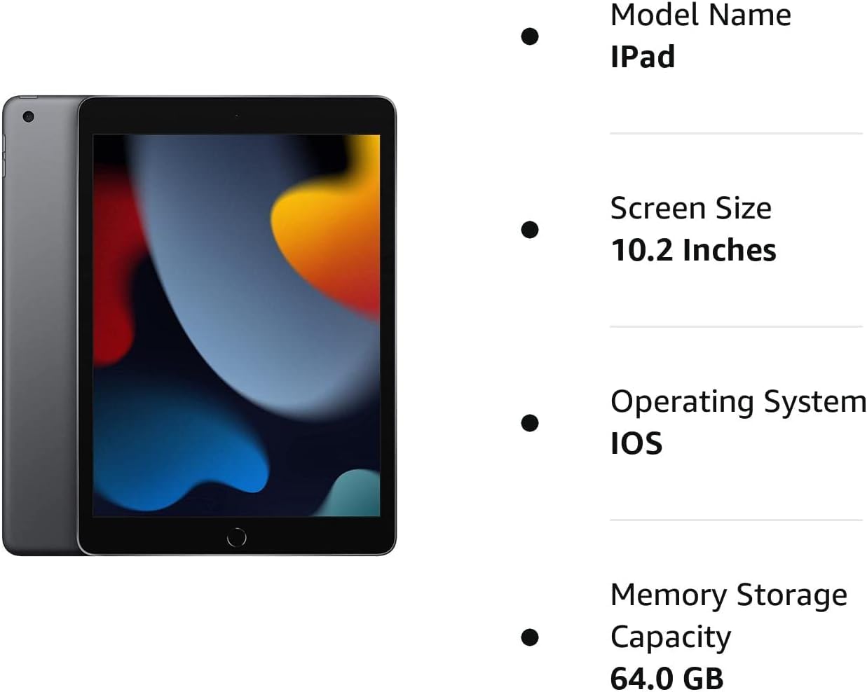 Apple 2021 iPad (10.2 inch, Wi-Fi, 64GB) - Silver (Renewed Premium)