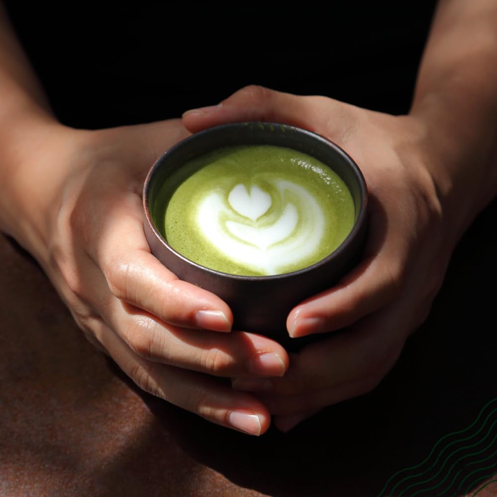 NaturaleBio Matcha Tee Pulver Bio - Premium-Qualität - 100g. Original Green Tea aus Japan. Japanischer ideal zum Trinken. Grüntee für Latte, Smoothies Getränk. Hergestellt in Uji, Kyoto.