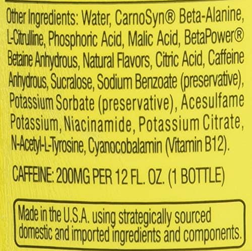 Cellucor C4 Energy Non-Carbonated Zero Sugar Energy Drink, Pre Workout Drink + Beta Alanine - Fruit Punch - 12 FL OZ (355 ml) - Pack of 12