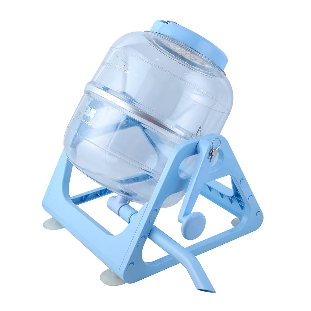 WonderWash Portable Washing Machine for Apartment & Tiny Spaces - Manual Hand Clothes Washer with Retro Design - Clean Laundry Anywhere with Our Countertop, Non-Electric, Small Washer (Transparent)