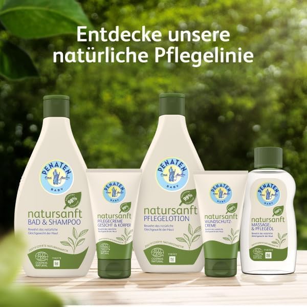 Penaten Pflegeöl 500ml, sanftes Baby Massageöl und Babyöl zur Pflege, Reinigung und Massage, ohne Parabene und Farbstoffe, für Neugeborene