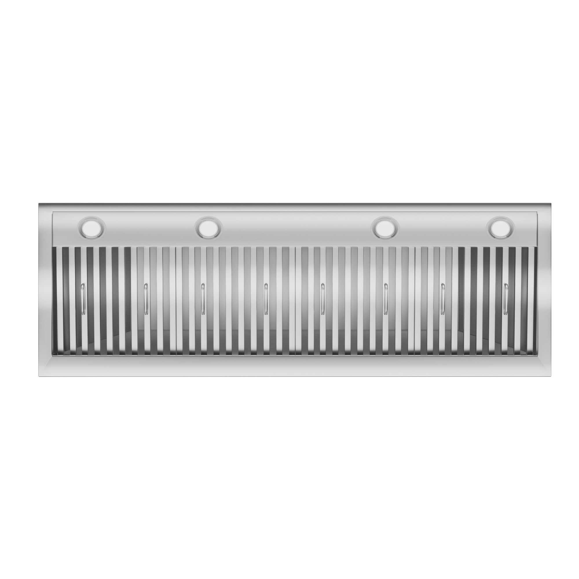 CT Copper Tailor Built-in Range Hood Insert Vent 48 Inch, 1150 CFM with 4-Speed Fan, LED Light, Dishwasher-safe Baffle Filter,Stainless Steel